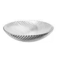Centro 27x27x6,5cm De Mesa De Vidro Wave